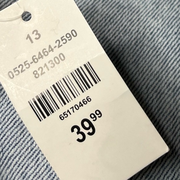 Refuge Denim High Waist Light Blue Button Up Jeans - Picture 5 of 5